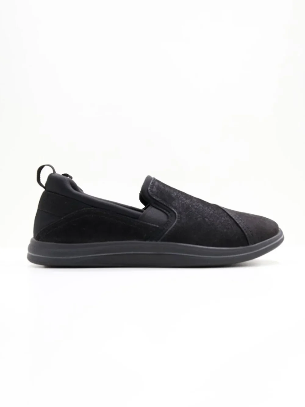 Clarks Breeze Dawn Black Faux Leather Loafers - Women's 8.5 NWOB